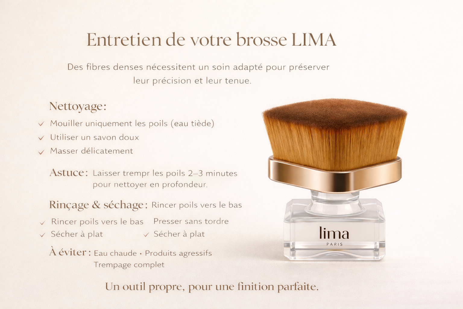 Brosse de précision LIMA