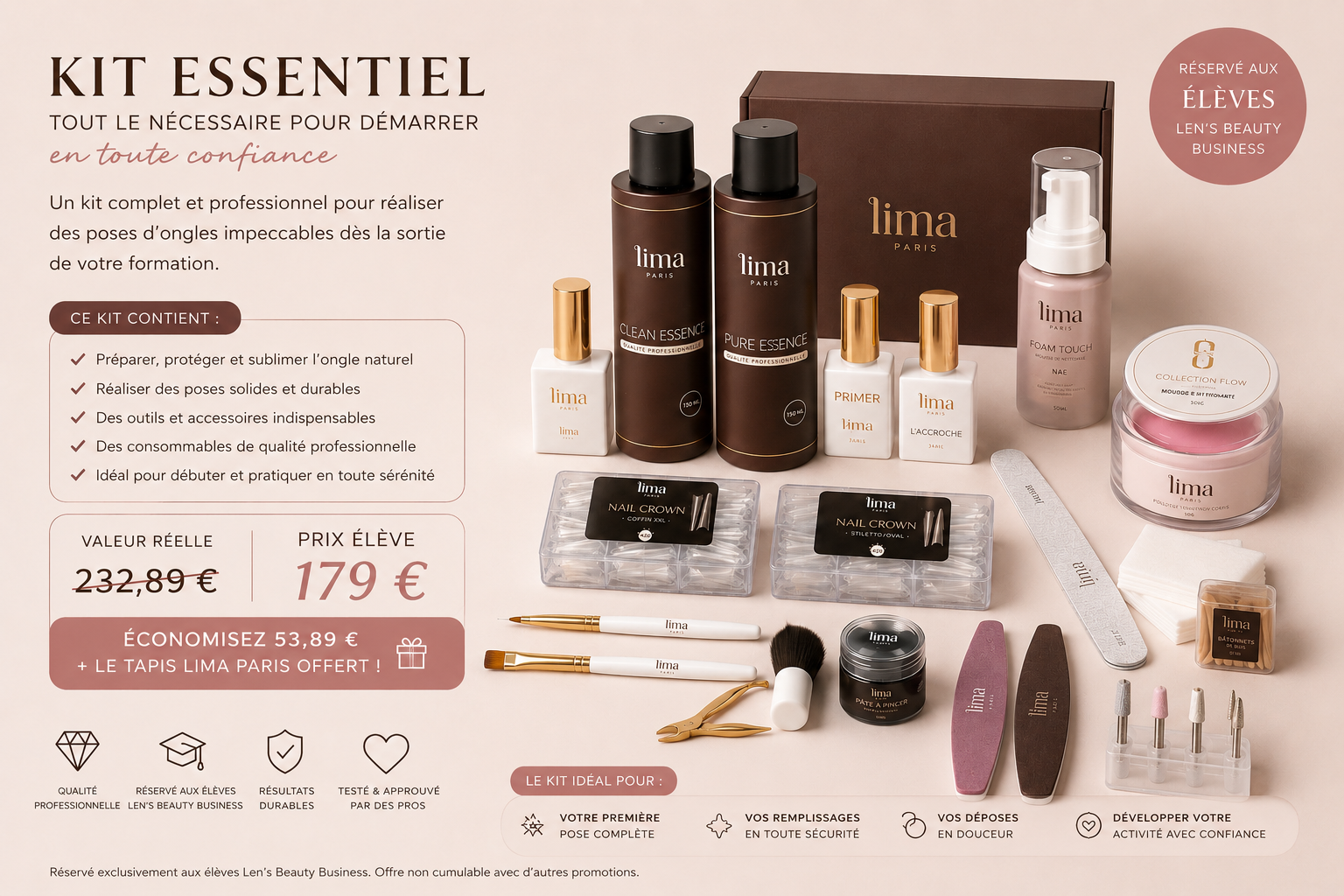 KIT ESSENTIEL DÉBUTANTE