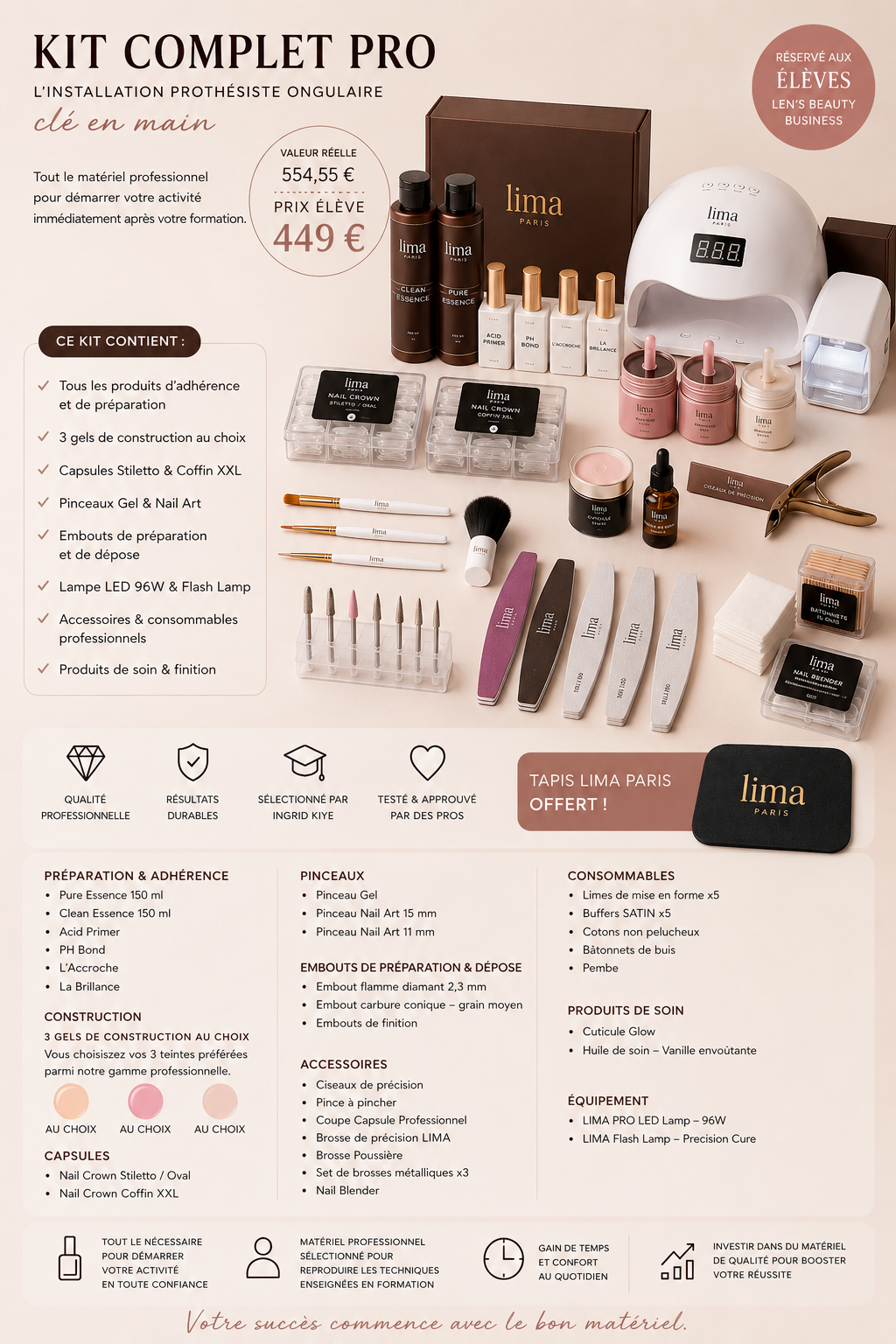 KIT CLEF EN MAIN - COMPLET PRO